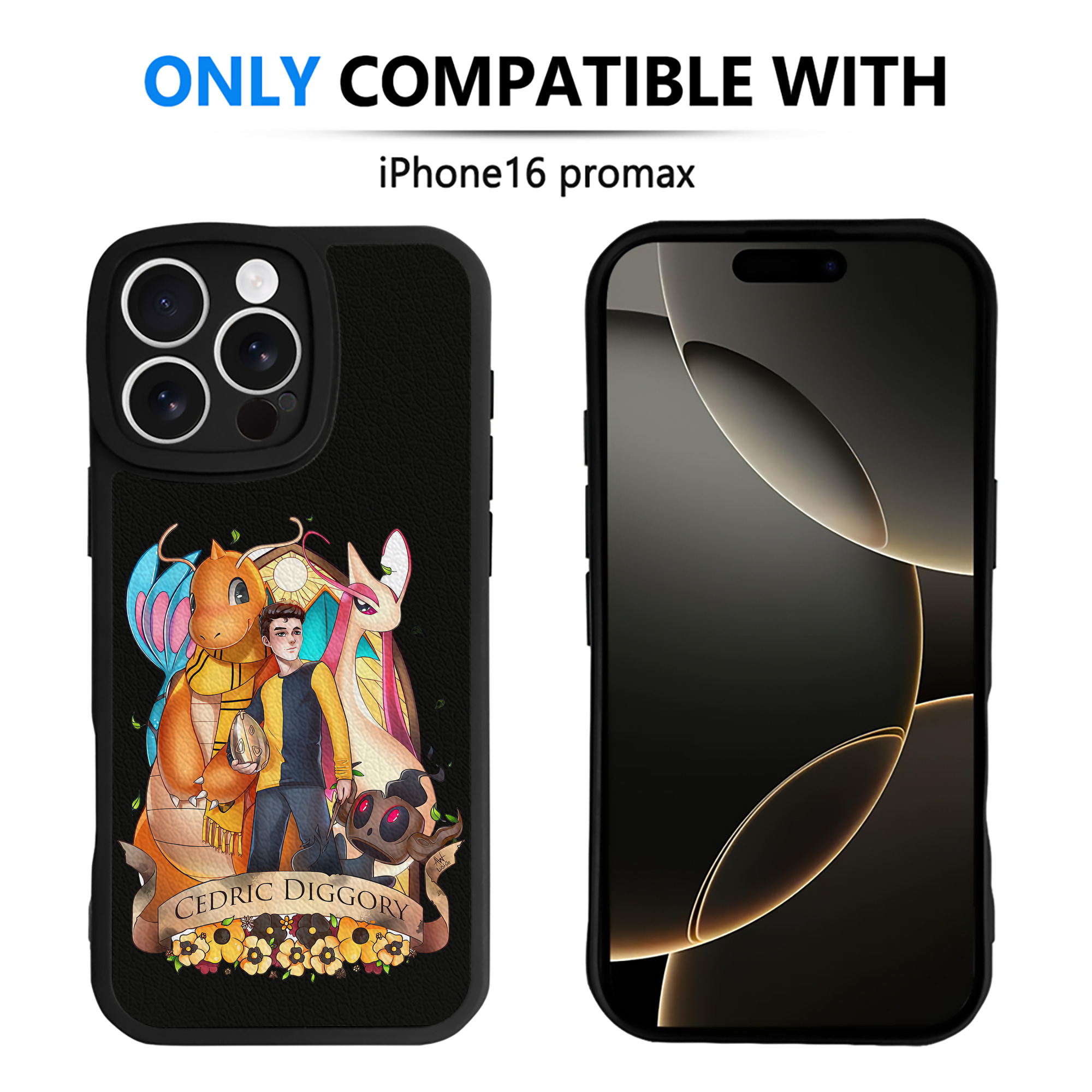 （画像用） Harry Potter ハリー・ポッターシリーズ 【iPhone 16シリーズ対応】シリコンスマホケース（レザー調） 材質：シリコン
